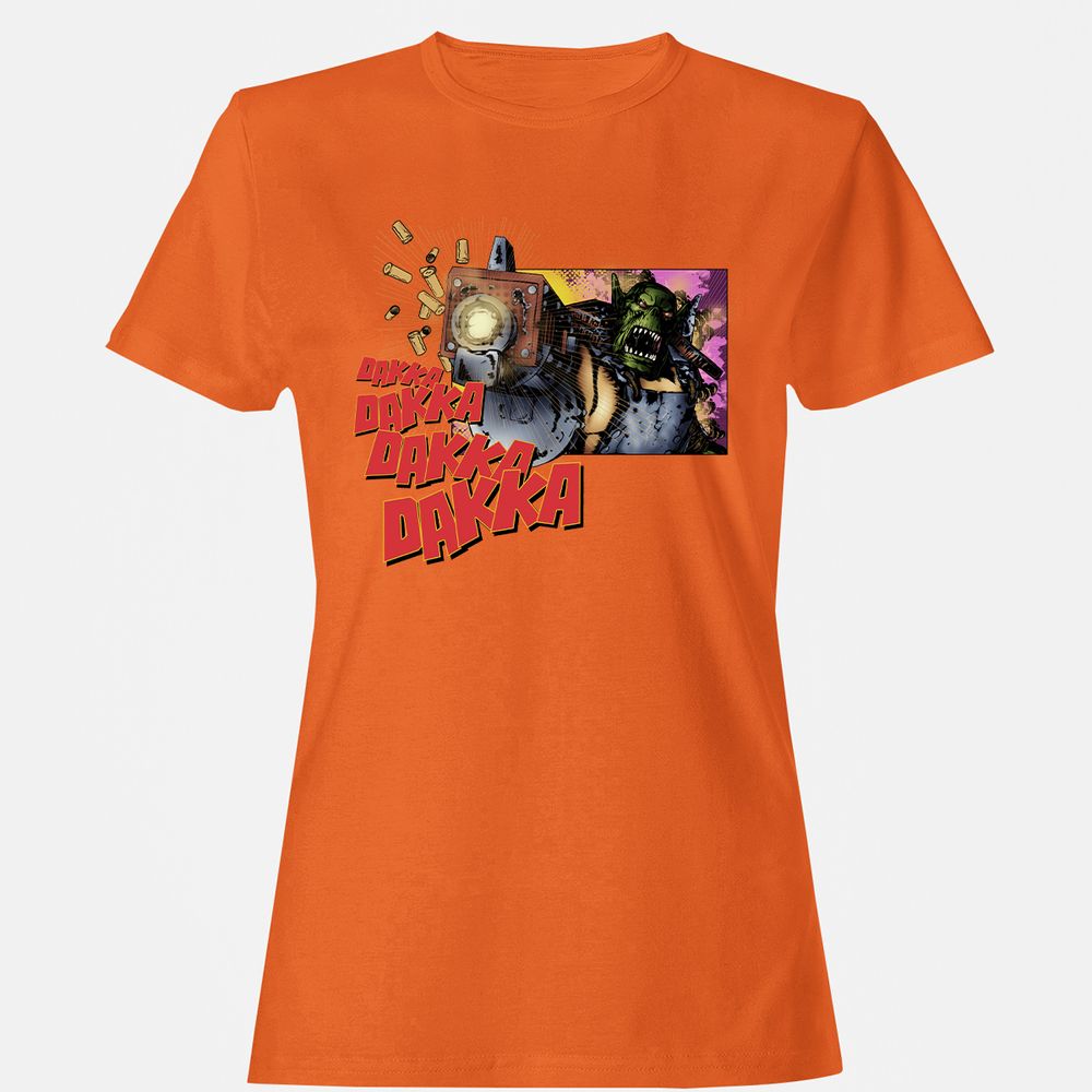 Women's T-Shirt - 66ARFYQS - Orange - 11