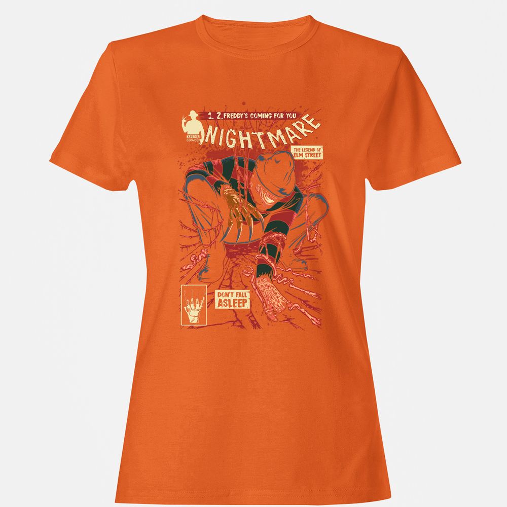 Women's T-Shirt - ZLBZ7P9P - Orange - 11