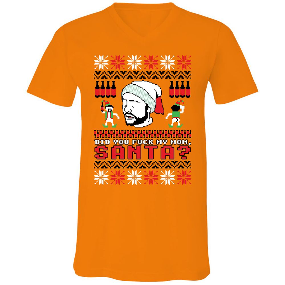 Unisex V-Neck T-Shirt - R85VS188 - Orange - 11