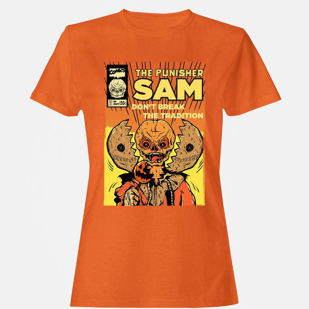 Women's T-Shirt - 3MMDE7KZ - Orange - 11