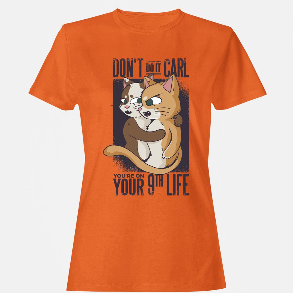 Women's T-Shirt - JQX3FYRP - Orange - 11