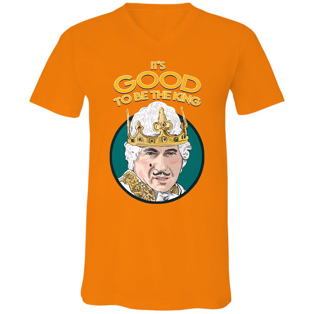 Unisex V-Neck T-Shirt - LA18SPNG - Orange - 11