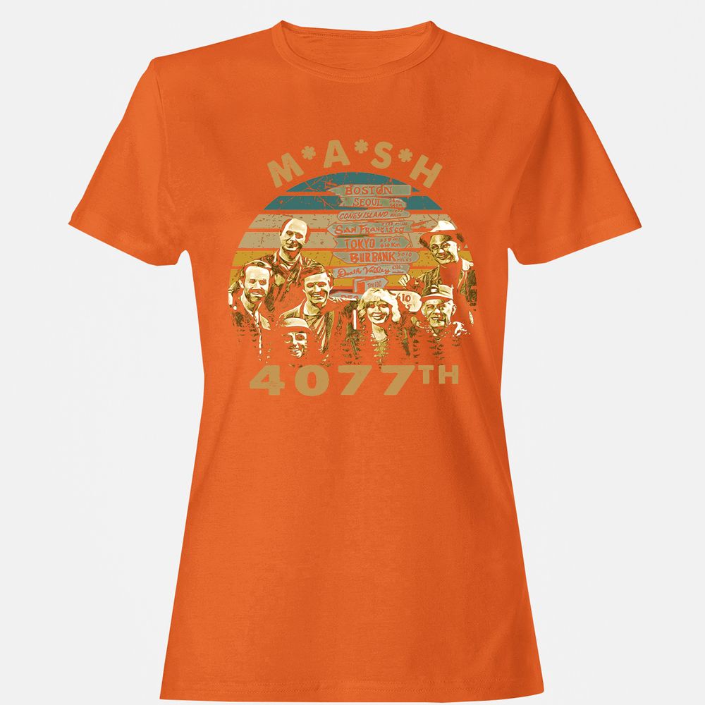 Women's T-Shirt - SDZNV735 - Orange - 11