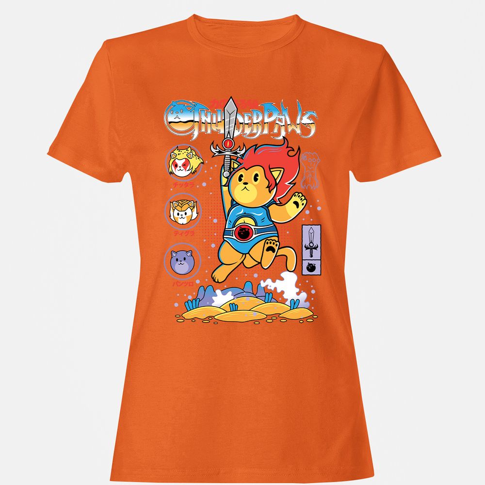 Women's T-Shirt - QN4ERLXM - Orange - 11