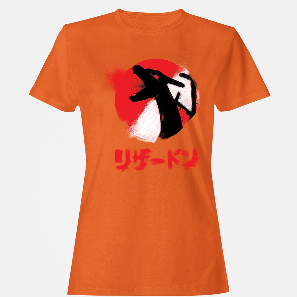 Women's T-Shirt - B5UZ6PCW - Orange - 11