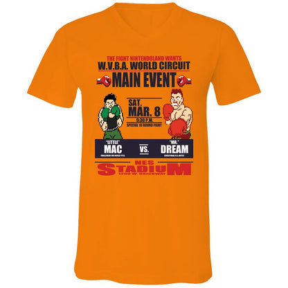 Unisex V-Neck T-Shirt - SZTTFJC5 - Orange - 11