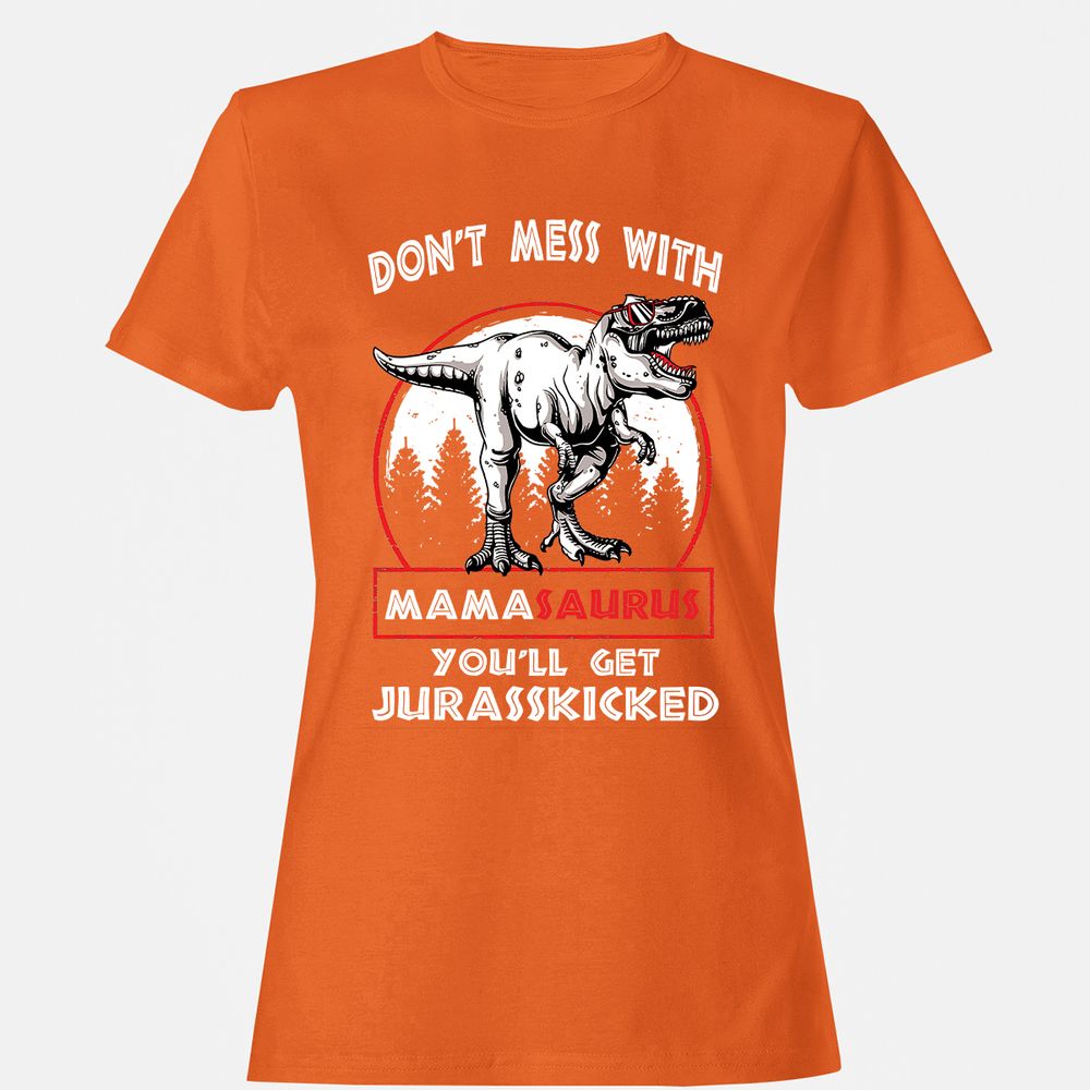 Women's T-Shirt - A8JQCE7Q - Orange - 11