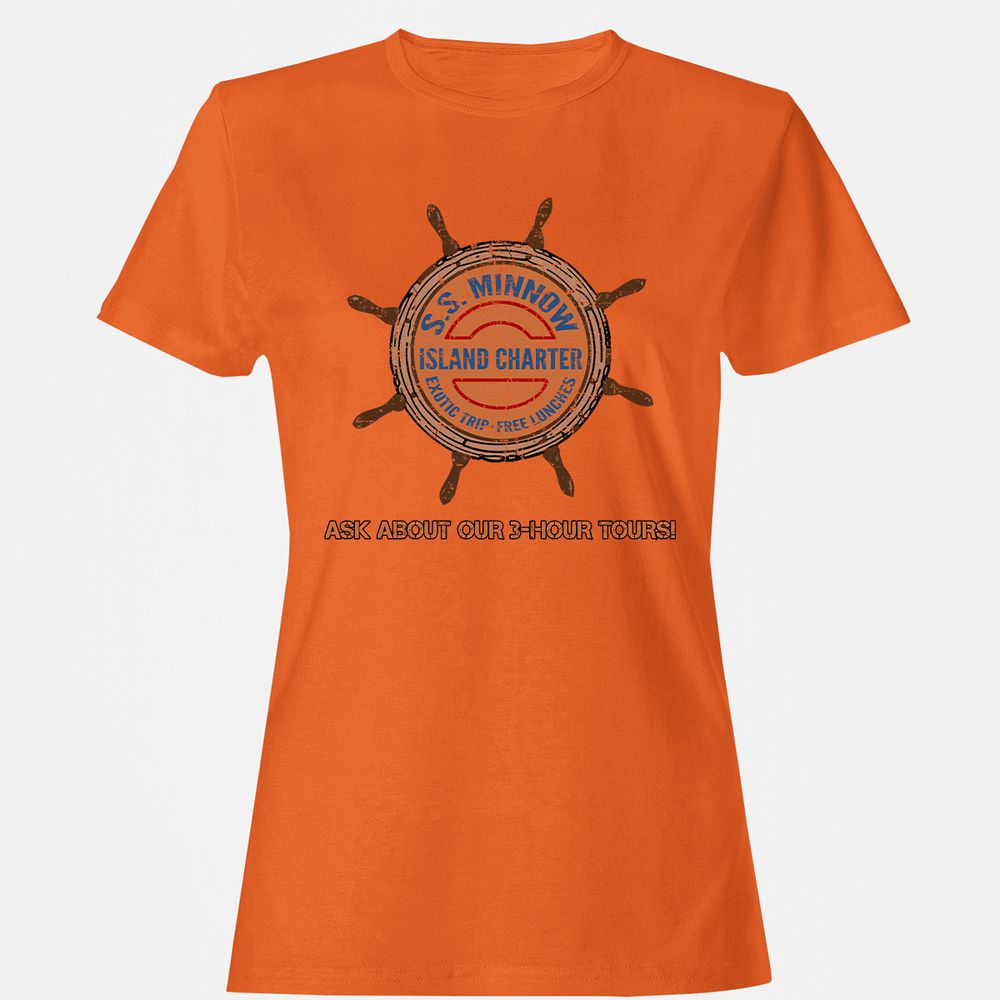 Women's T-Shirt - ZAHDH8EL - Orange - 11