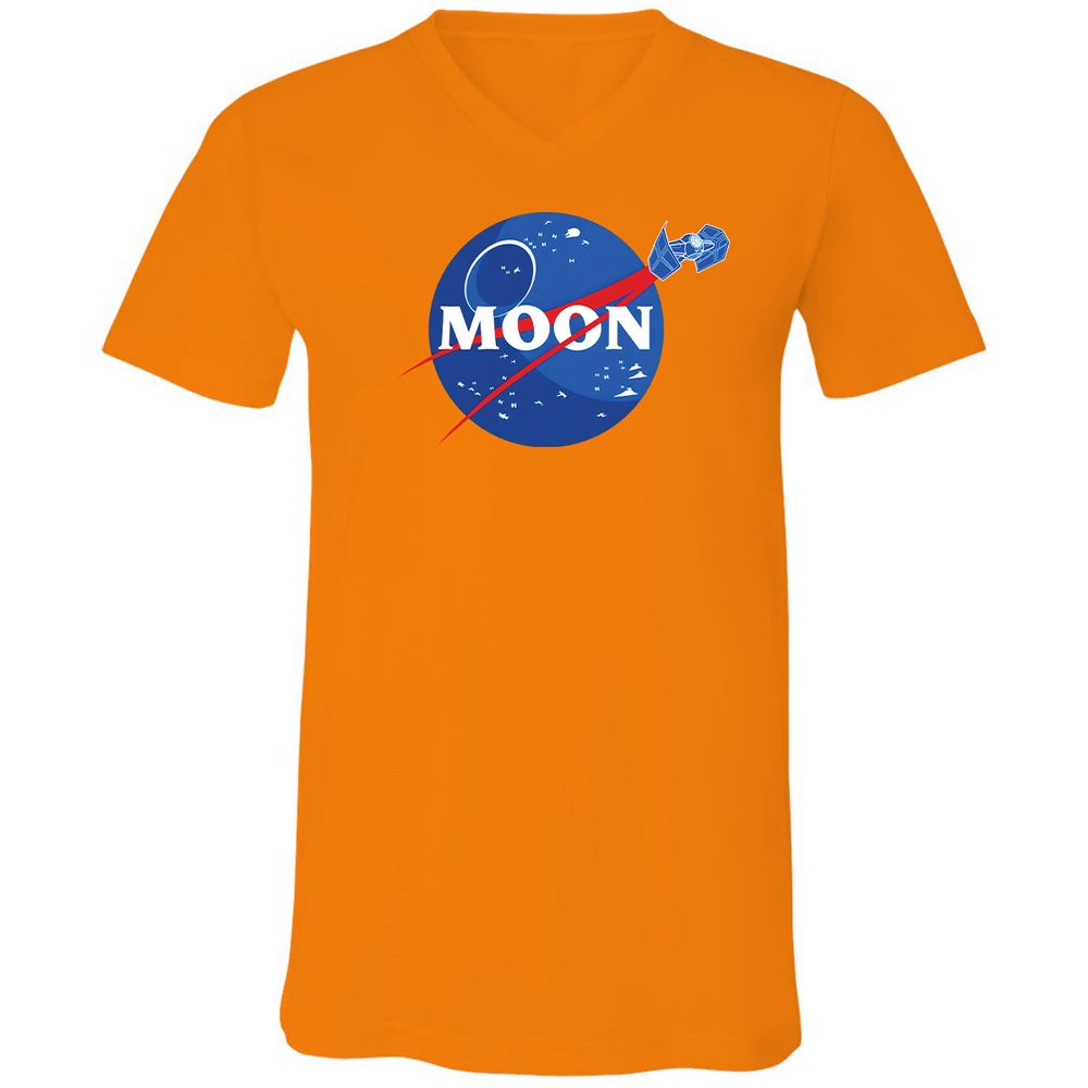 Unisex V-Neck T-Shirt - K58FV9V8 - Orange - 11