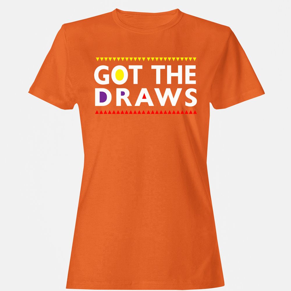 Women's T-Shirt - E62LMBQL - Orange - 11