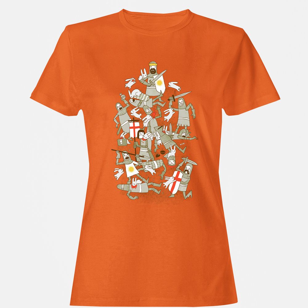 Women's T-Shirt - 7EJN3A6L - Orange - 11