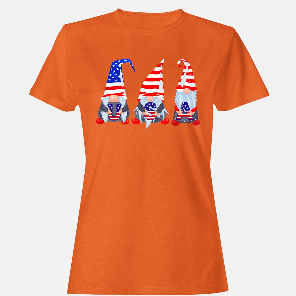 Women's T-Shirt - S8QGVUQ9 - Orange - 11