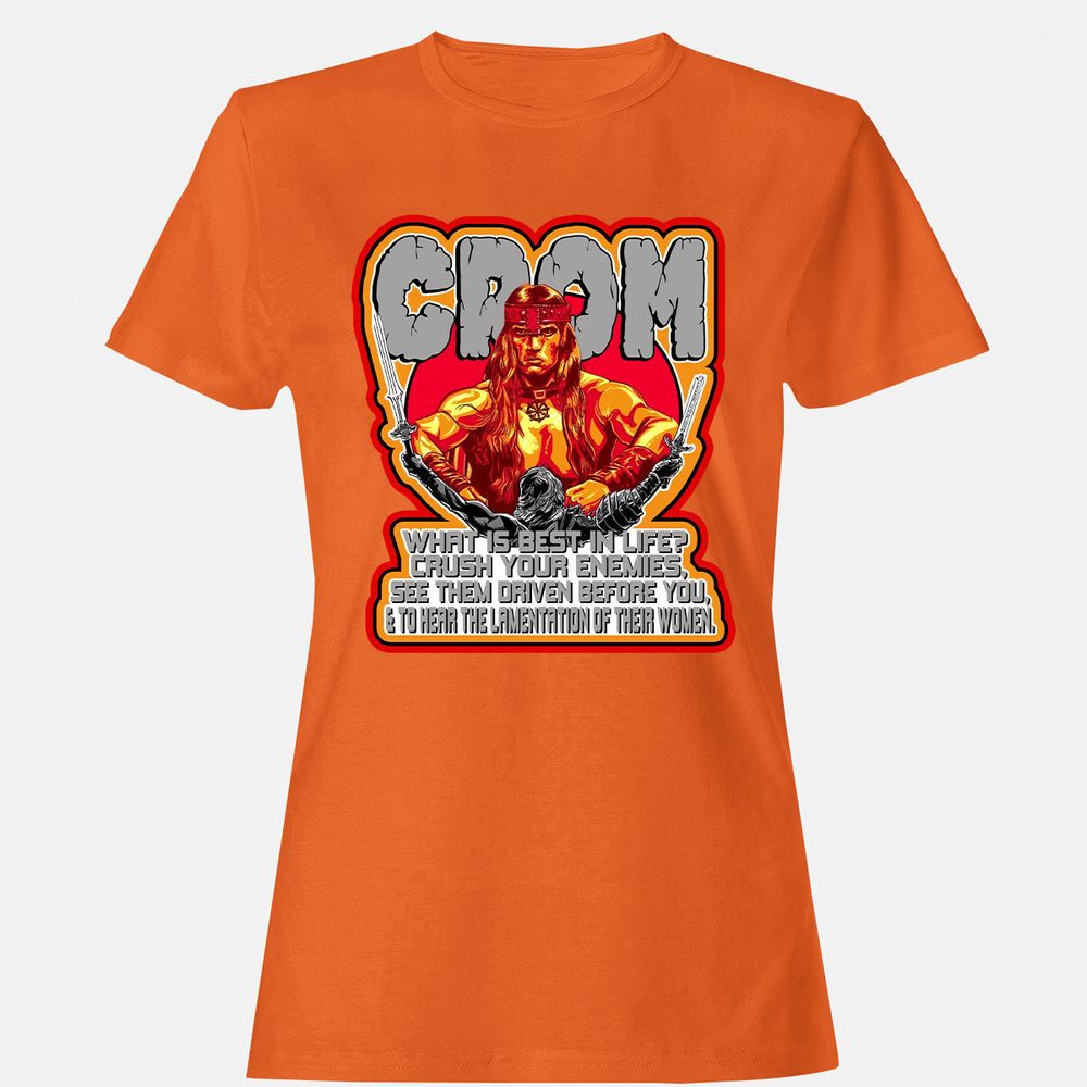 Women's T-Shirt - GHUJ33JE - Orange - 11