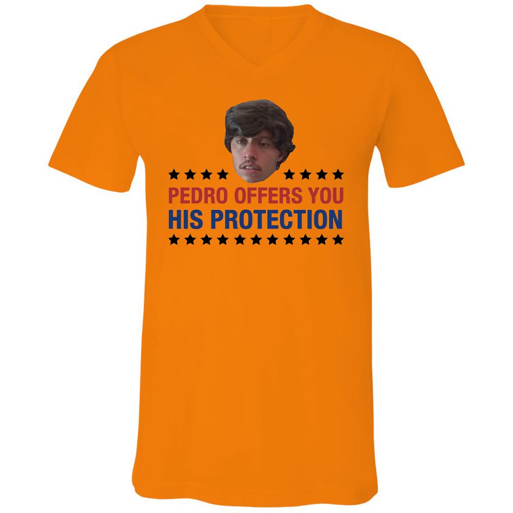 Unisex V-Neck T-Shirt - ABD3UGYG - Orange - 11