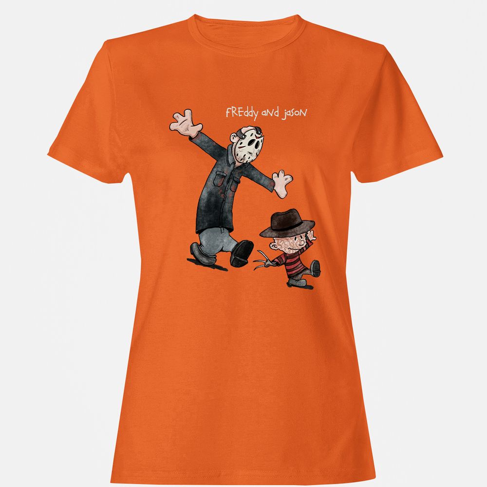 Women's T-Shirt - S1SDWNKJ - Orange - 11