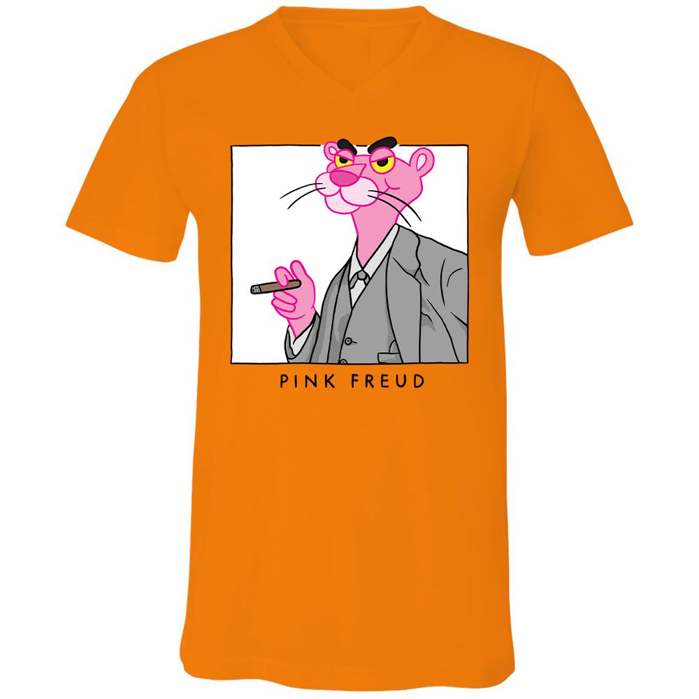 Unisex V-Neck T-Shirt - UR36NS3W - Orange - 11