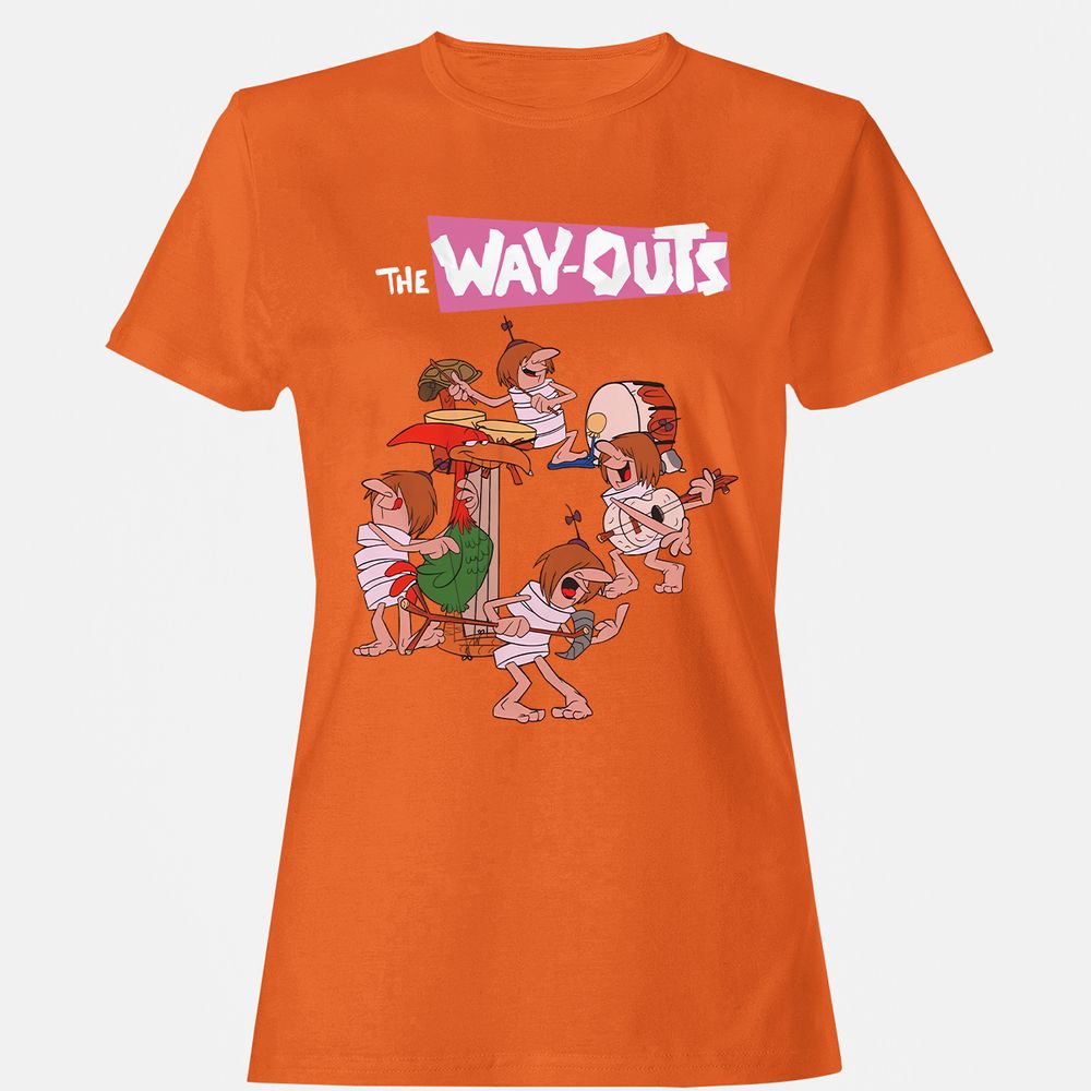 Women's T-Shirt - Q8K5UJPL - Orange - 11