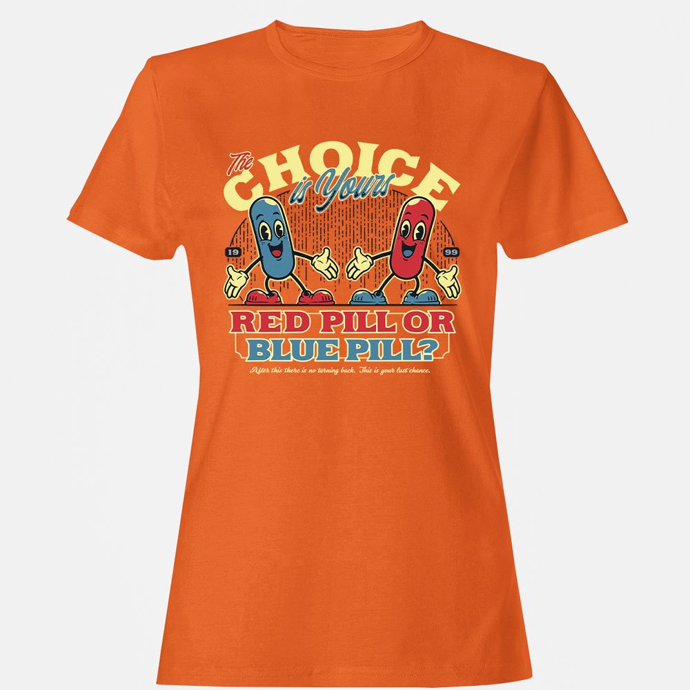 Women's T-Shirt - P74QA1YM - Orange - 11
