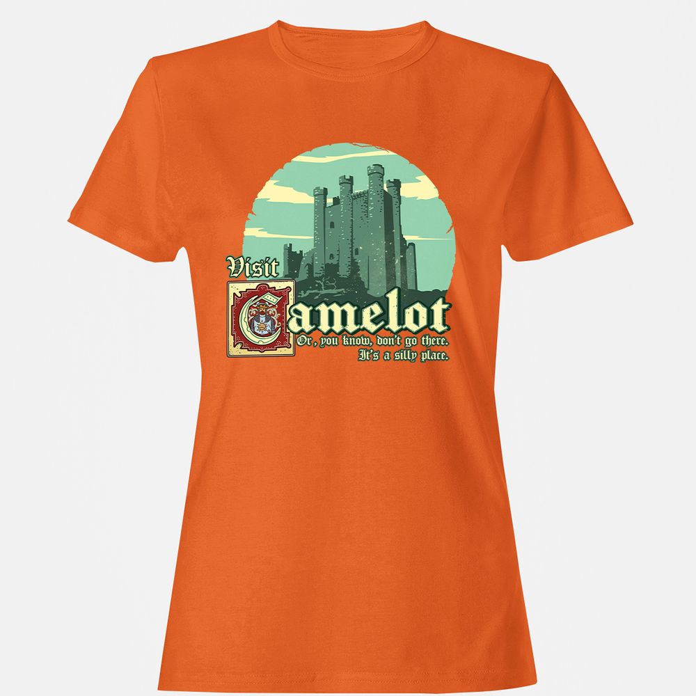 Women's T-Shirt - 24XK3CQM - Orange - 11
