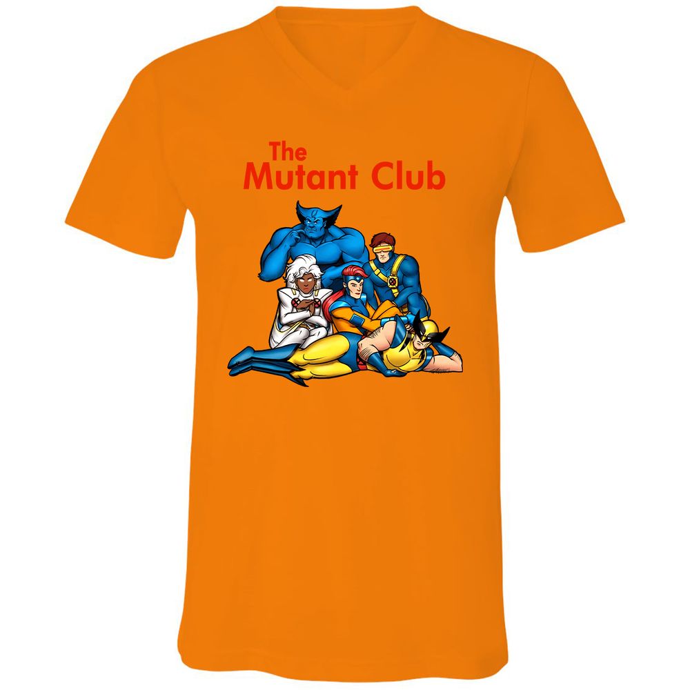 Unisex V-Neck T-Shirt - 48X8KQ5Z - Orange - 11