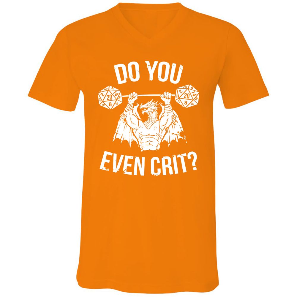 Unisex V-Neck T-Shirt - 3RCFPYMF - Orange - 11