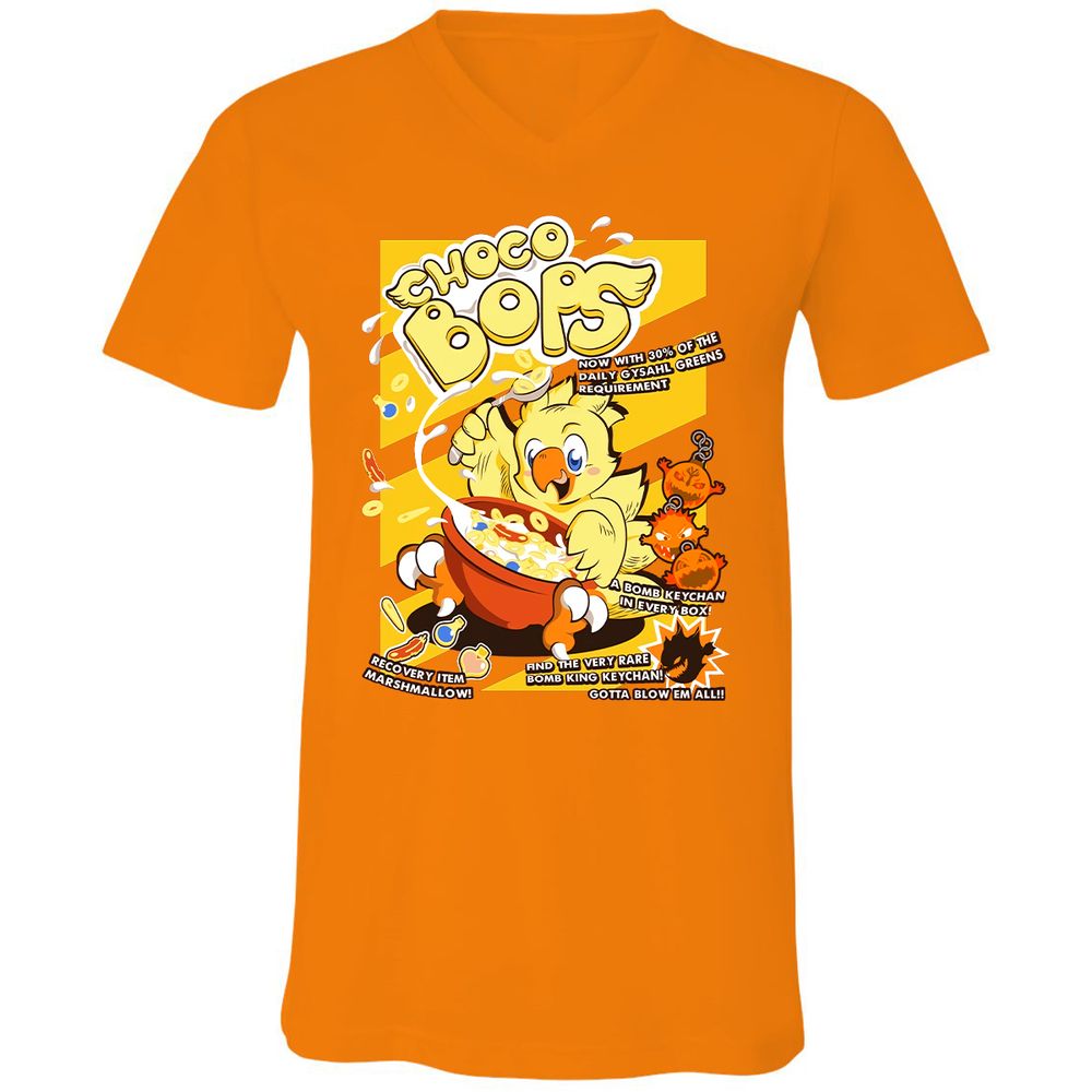 Unisex V-Neck T-Shirt - T949KV4V - Orange - 11