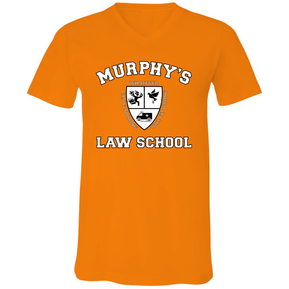 Unisex V-Neck T-Shirt - ATPMM9DS - Orange - 11