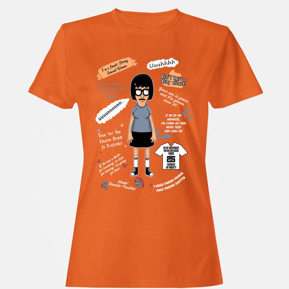 Women's T-Shirt - 8AUPW9M6 - Orange - 11