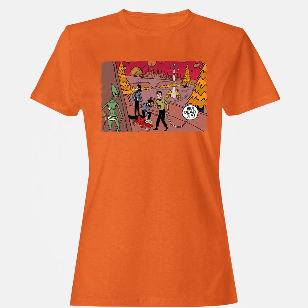 Women's T-Shirt - FJ17YBLH - Orange - 11