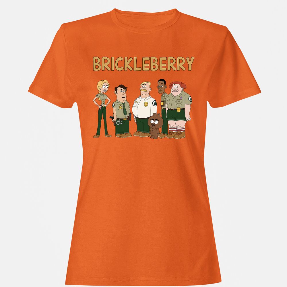 Women's T-Shirt - B3PF1DQR - Orange - 11