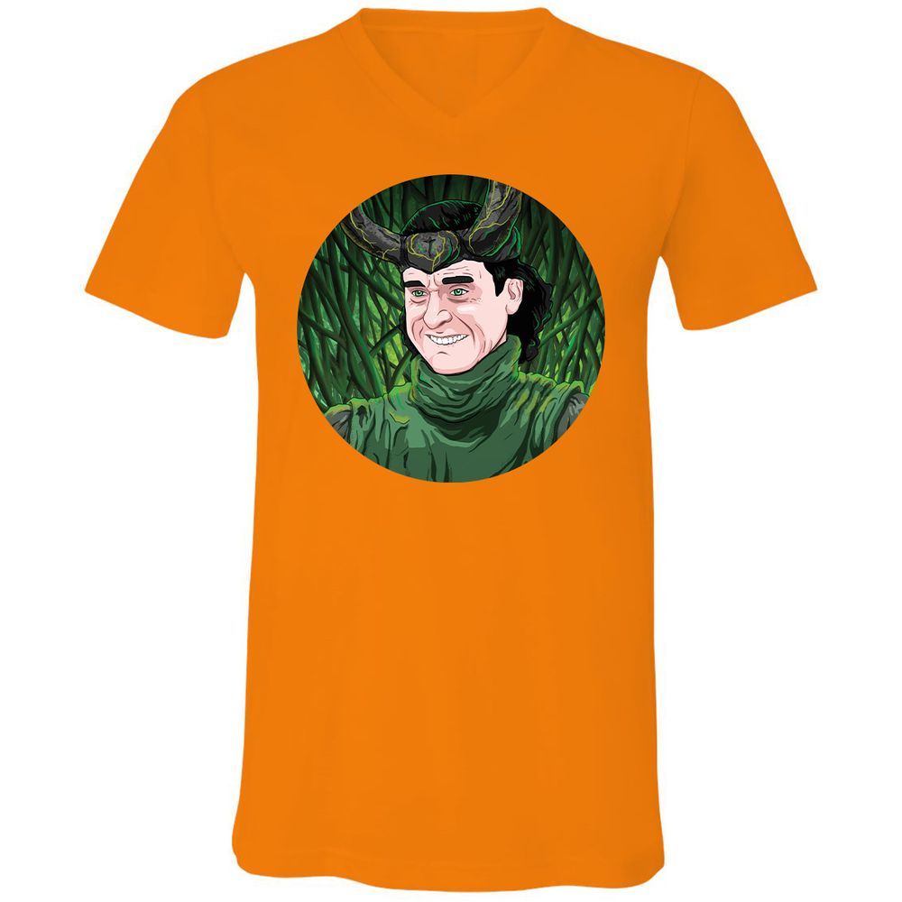 Unisex V-Neck T-Shirt - SSHEWGNP - Orange - 11