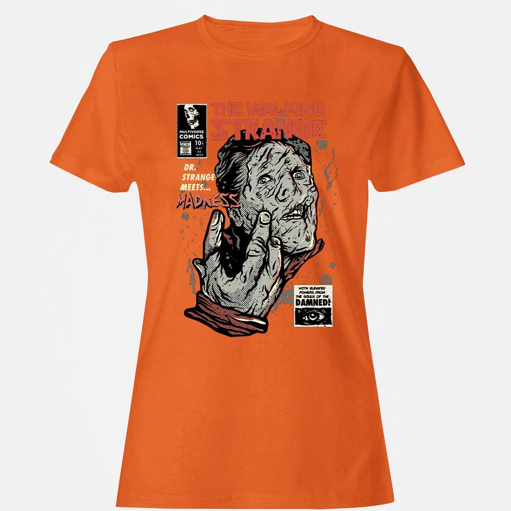 Women's T-Shirt - GQ141KCZ - Orange - 11