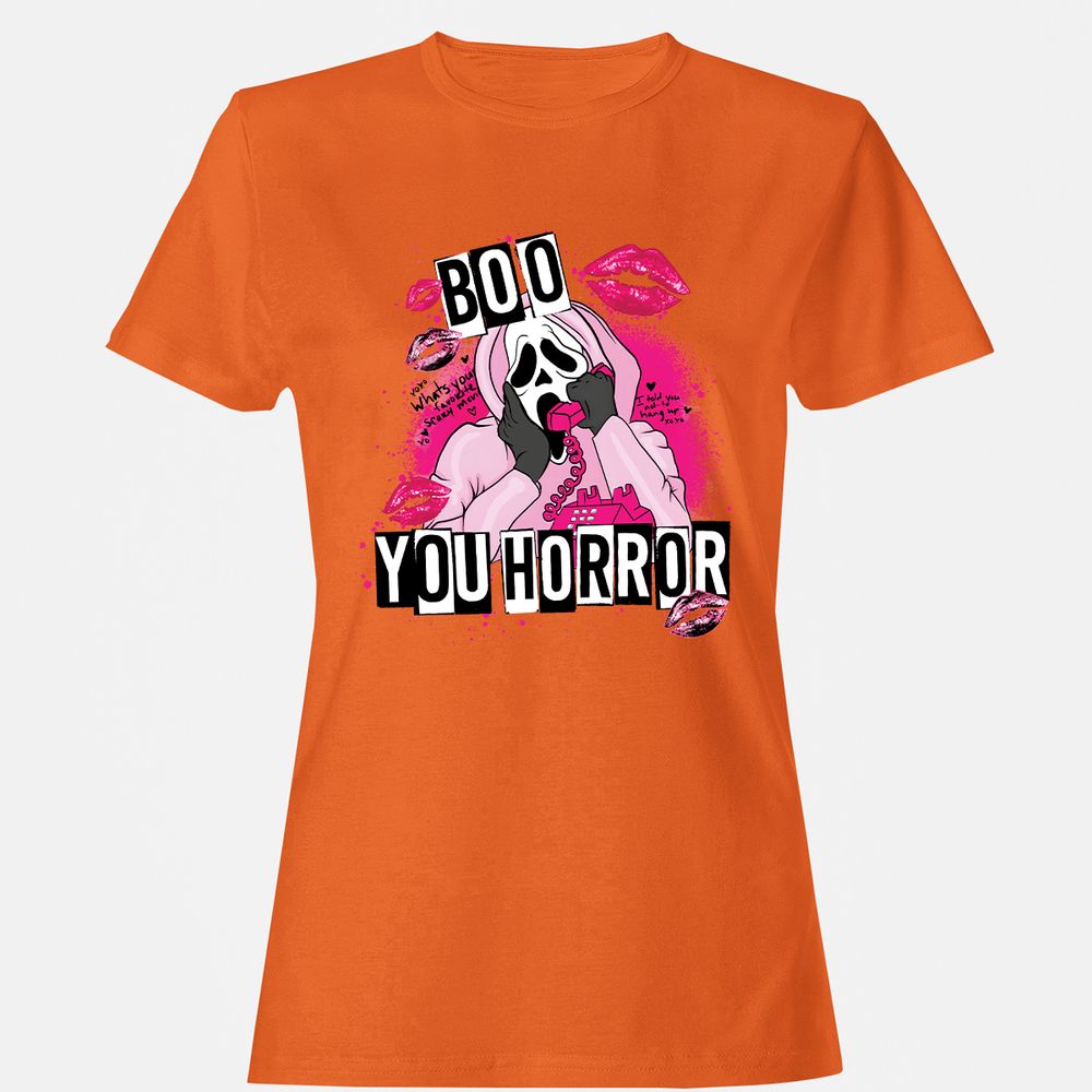 Women's T-Shirt - 4B9X6EFZ - Orange - 11