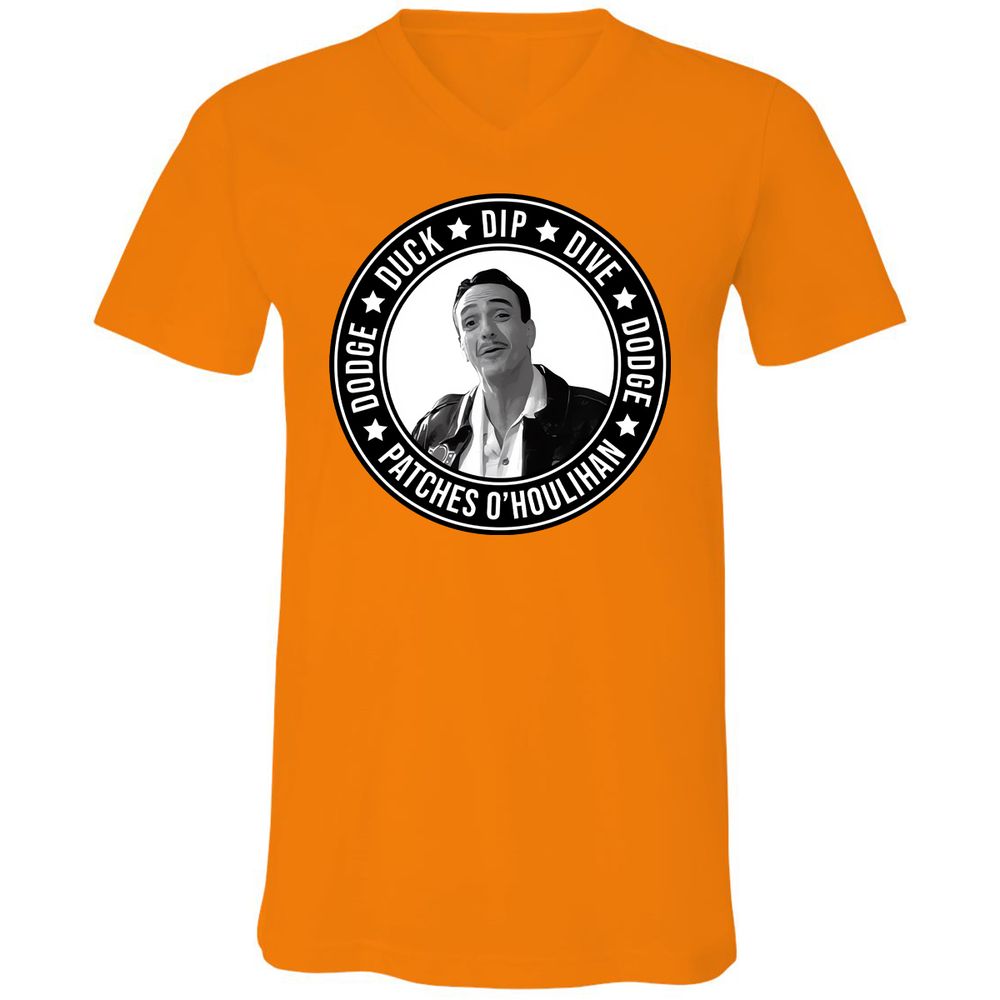 Unisex V-Neck T-Shirt - WHCH8HE1 - Orange - 11