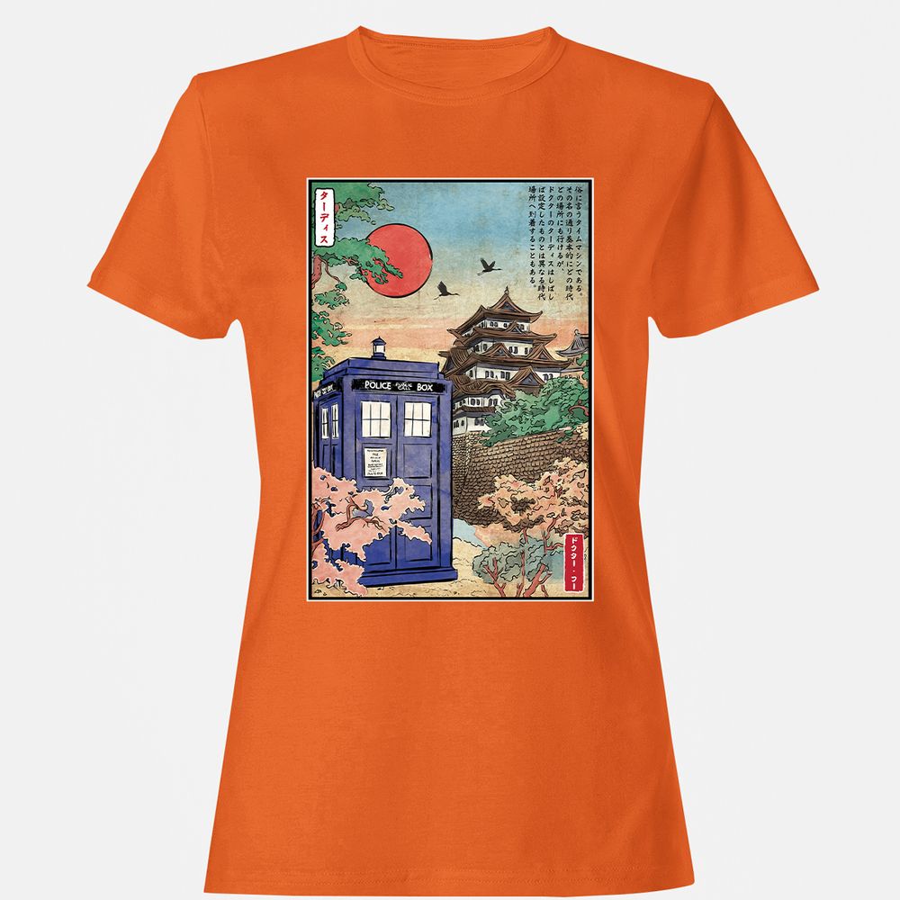 Women's T-Shirt - E193XH7Z - Orange - 11