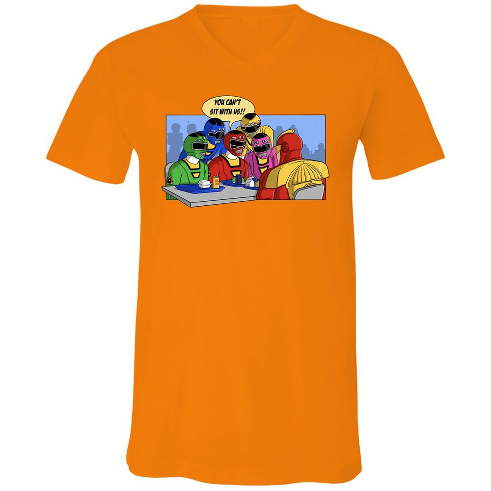 Unisex V-Neck T-Shirt - TTANFXXX - Orange - 11
