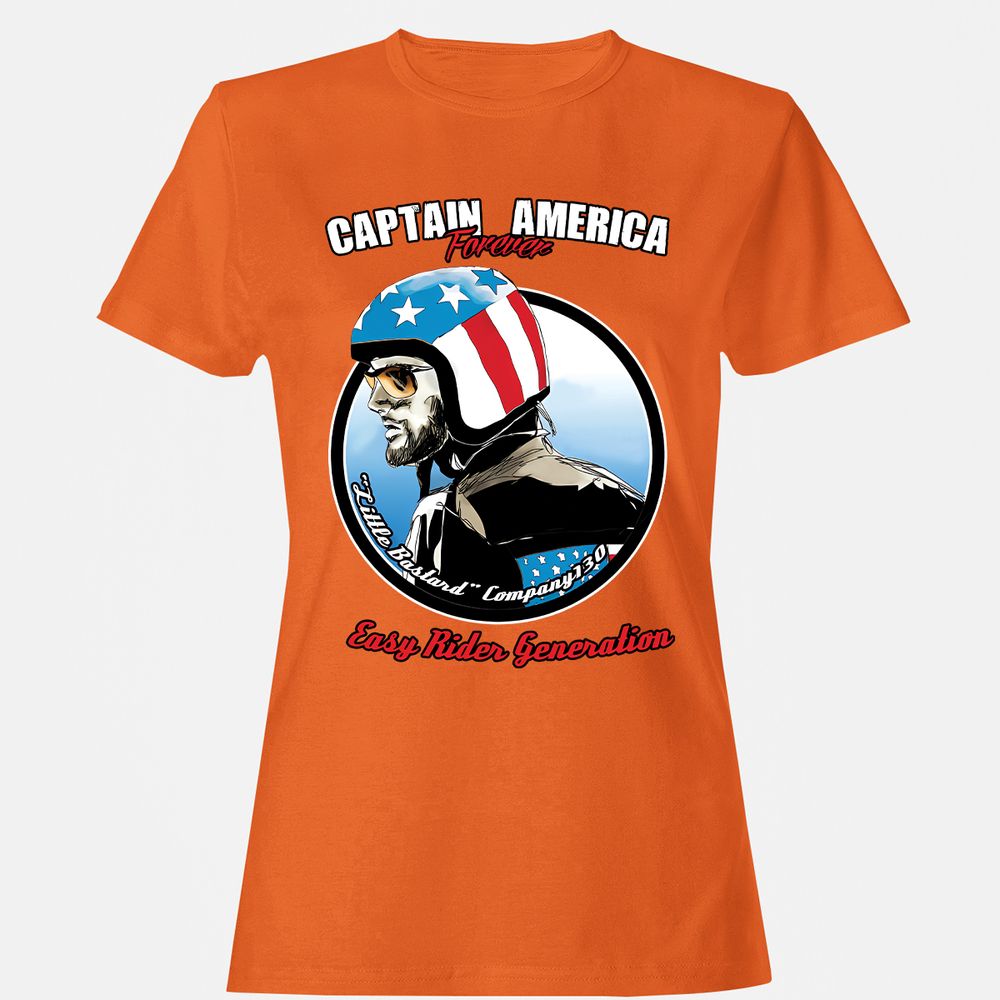 Women's T-Shirt - Q1HSZAEE - Orange - 11