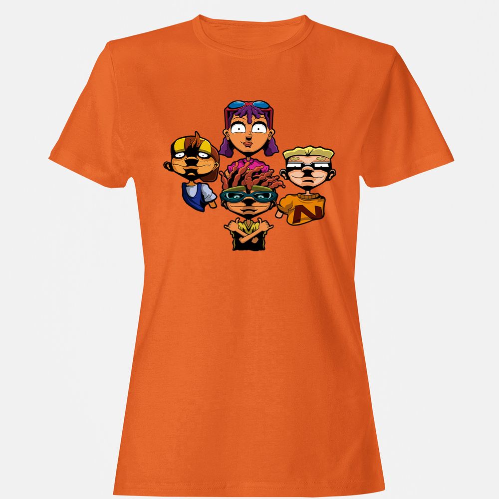 Women's T-Shirt - 6LV52FGY - Orange - 11