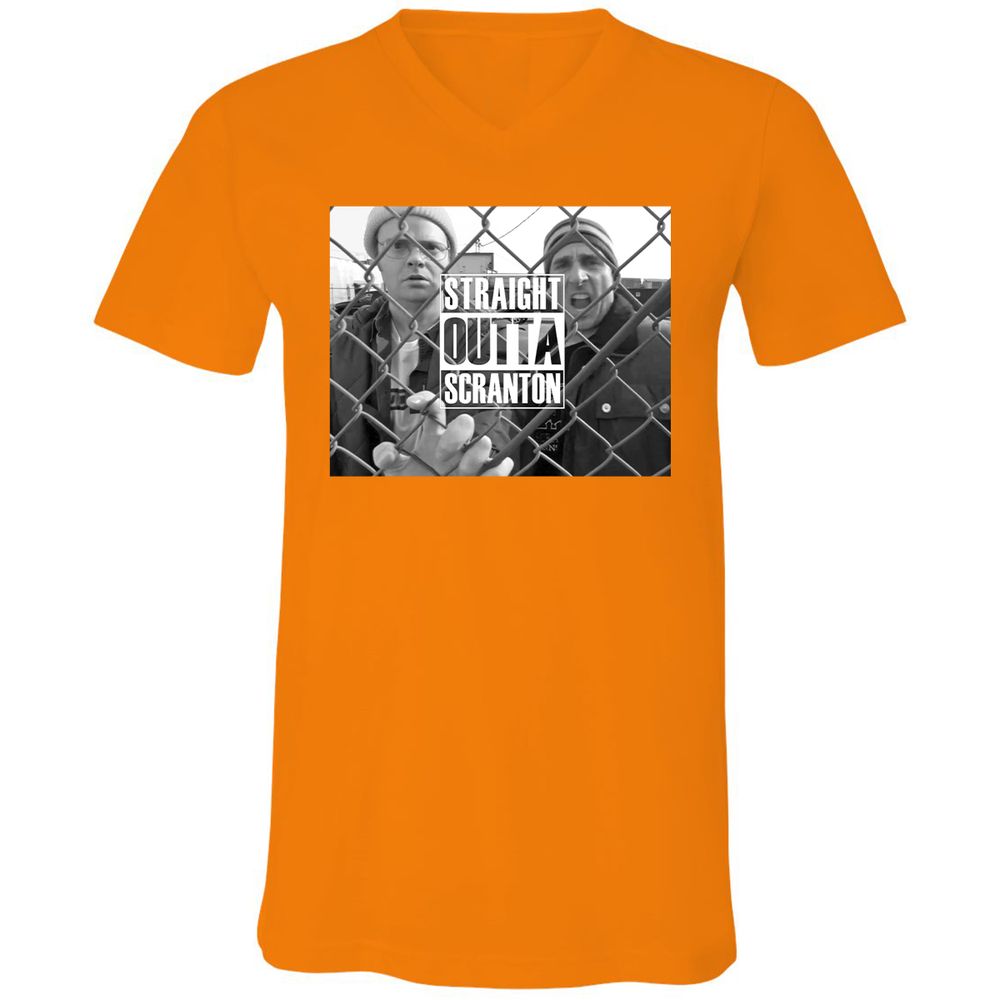 Unisex V-Neck T-Shirt - NP16N2D3 - Orange - 11