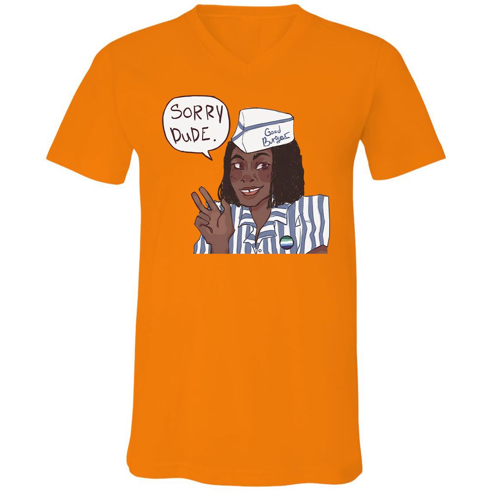 Unisex V-Neck T-Shirt - GDRYEMTK - Orange - 11