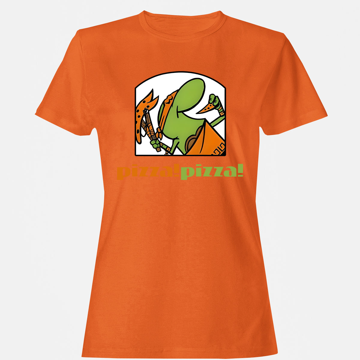 Women's T-Shirt - XTGDXXEH - Orange - 11