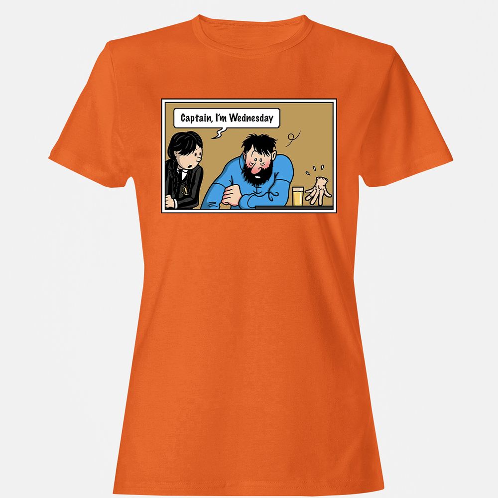 Women's T-Shirt - EQNFK7Y6 - Orange - 11