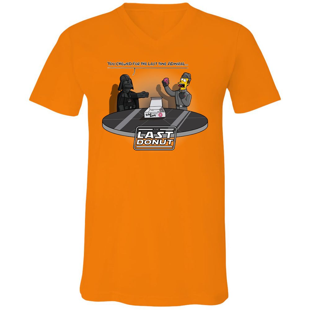 Unisex V-Neck T-Shirt - G281E1NA - Orange - 11