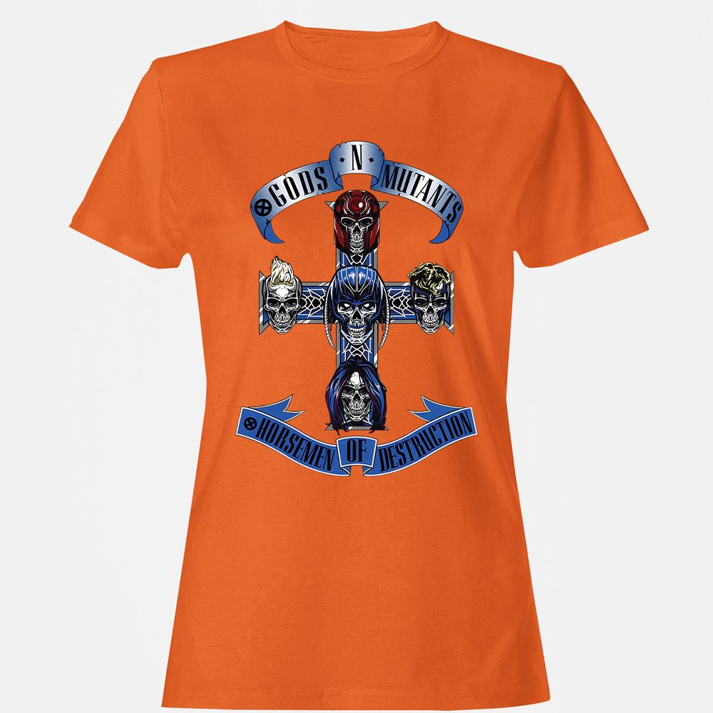 Women's T-Shirt - H9MTCU9K - Orange - 11
