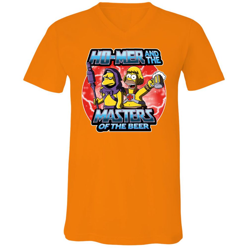 Unisex V-Neck T-Shirt - UE5557KE - Orange - 11