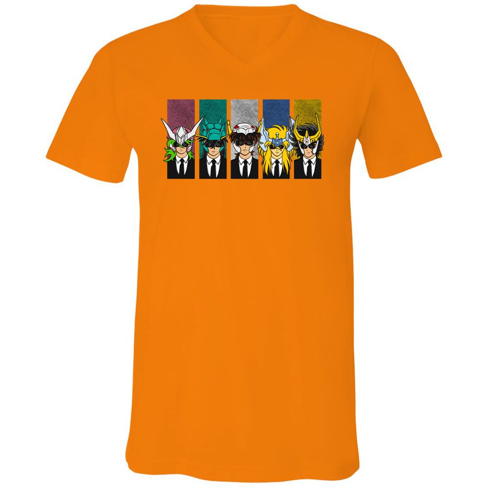 Unisex V-Neck T-Shirt - UG8762HX - Orange - 11