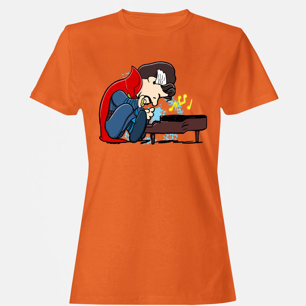 Women's T-Shirt - G9ZB8QBC - Orange - 11