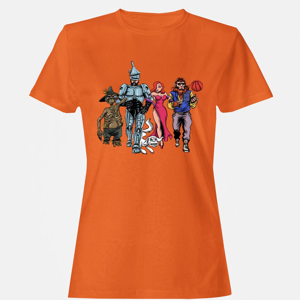 Women's T-Shirt - 6HS9C8U5 - Orange - 11