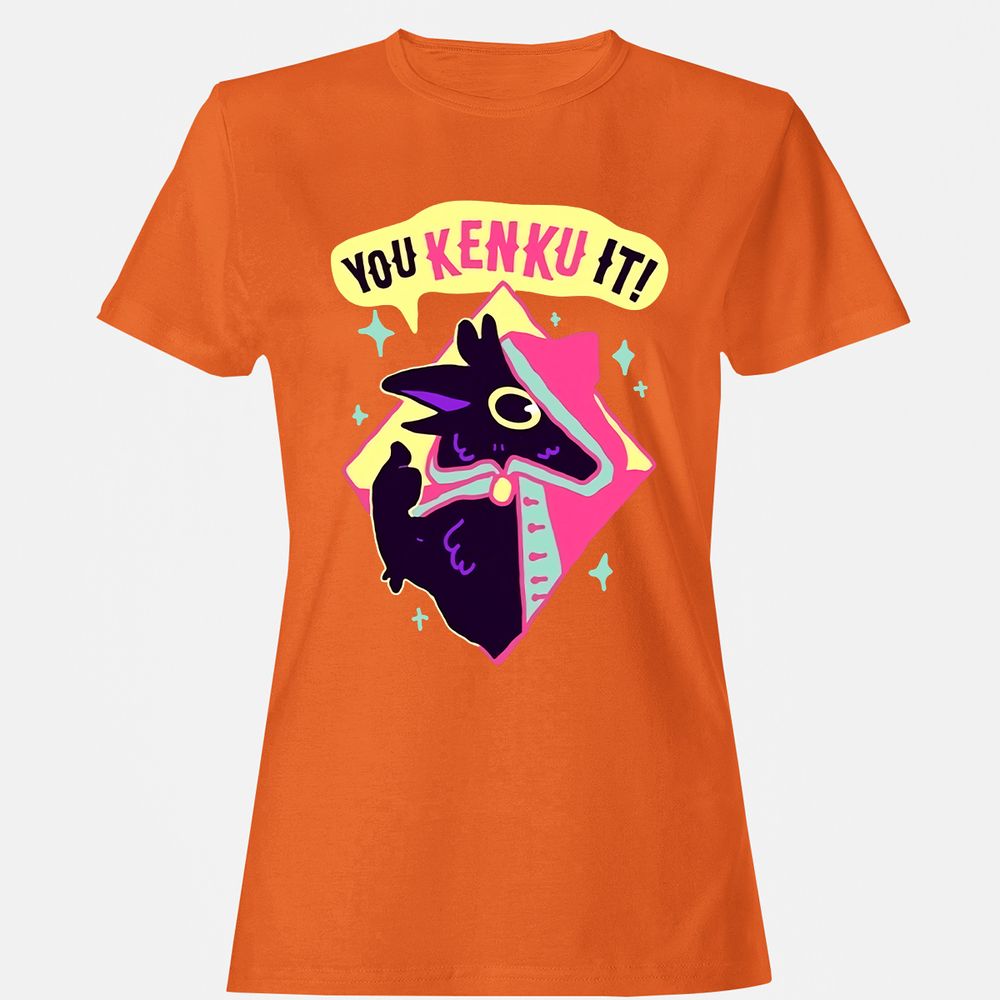 Women's T-Shirt - 9Q5ZTBGV - Orange - 11