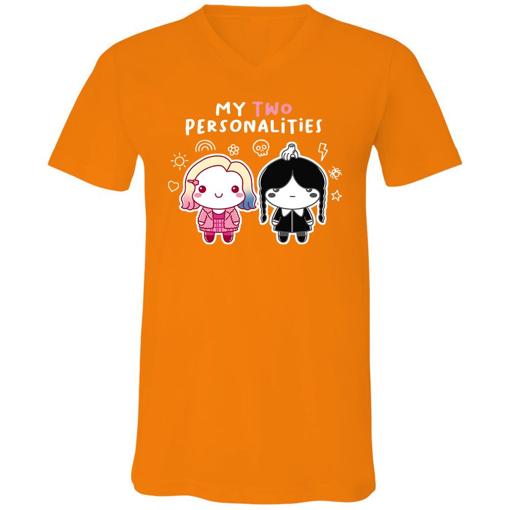 Unisex V-Neck T-Shirt - XV1429LW - Orange - 11